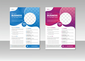 Corporate business flyer template design template. vector design for Brochure, AnnualReport, Magazine, Poster, Corporate Presentation, Portfolio, Flyer, Business Presentation, Portfolio, infographic, 