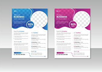 Corporate business flyer template design template. vector design for Brochure, AnnualReport, Magazine, Poster, Corporate Presentation, Portfolio, Flyer, Business Presentation, Portfolio, infographic, 