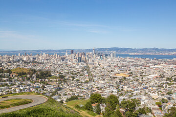 Aerial view of San Francisco