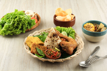 Nasi TO or Tutug Oncom., Sundanese Rice with Fermented Soybean