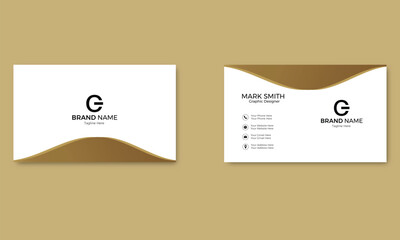 Creative modern professional business card vector design.Professional elegant business card design template. modern business card design or visiting card template.