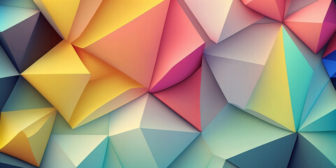 Abstract geometric background 3D