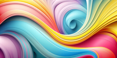 Abstract colorful background 3D