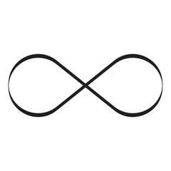 Fototapeta premium Infinity symbols. Eternal, limitless, endless, life logo or tattoo concept.