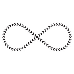 Infinity symbols. Eternal, limitless, endless, life logo or tattoo concept.