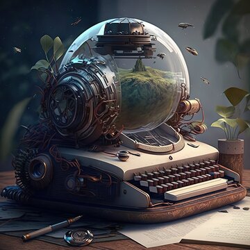 Equipping the Future: Writers and Their Role in Shaping the World AI Generated