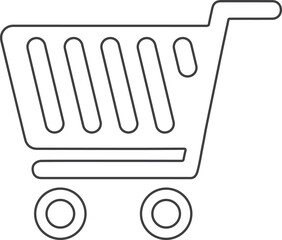 shopping cart icon - concept of e-commerce