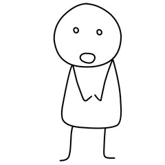 Stick man various poses