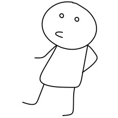Stick man various poses