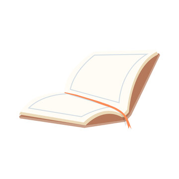 The book opened illustration on transparent background 01