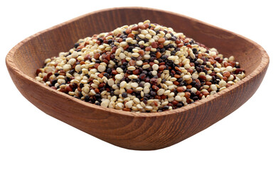 Fresh mixed quinoa