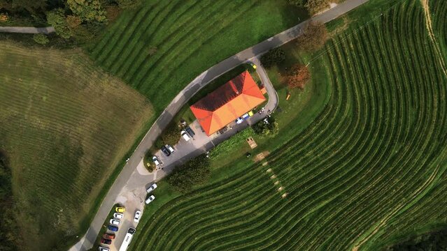 Malek is a charming wine cottage located in Svetinje, a small village in the northeastern part of Slovenia. This traditional cottage is surrounded by rolling hills and vineyards.