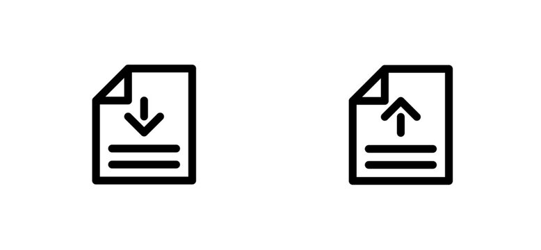 Input And Output Data Icon