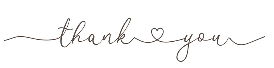 Vintage vector thank you handwritten inscription. hand drawn lettering. Thank you calligraphy. Thank you card. Vector illustration.