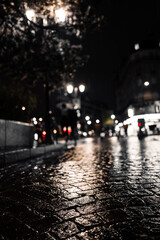 Nuit pluvieuse à Paris