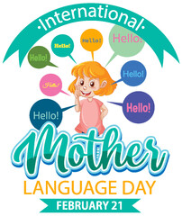 International mother language day banner