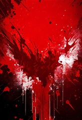 modern and abstract red colorsplash background texture with beautiful strong colors, generative ai