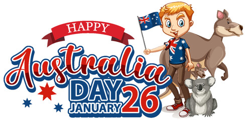 Happy Australia Day Banner