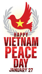 Vietnam Peace Day Banner