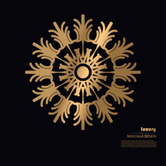 Luxury mandala background with Golden pattern decorative mandala for print, poster, cover, brochure, flyer, banner.