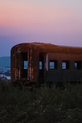 Train at Sunset