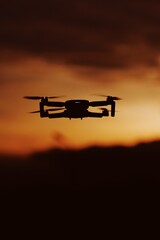 Drone at Sunset