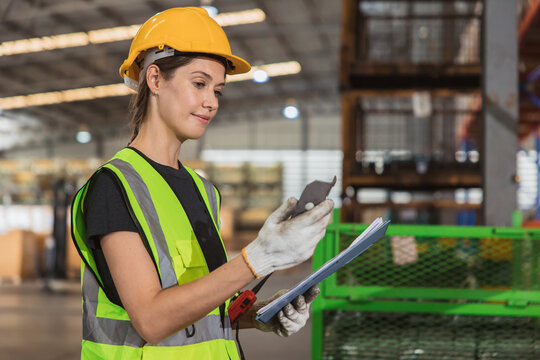 Industrial acceptance sampling plan by attribute or lot quality assurance sampling production quality test check process by technician engineer inspector worker in factory.