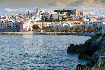 Vieste, Foggia. Gargano. Skyline della città
