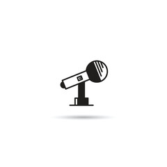 microphone icon vector illustration