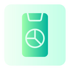 Mobile  gradient icon