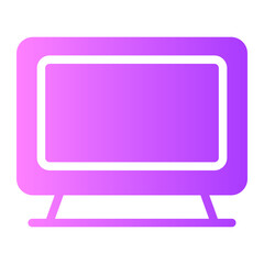 Fototapeta premium monitor gradient icon