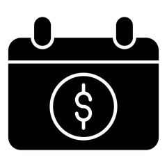 calendar money icon