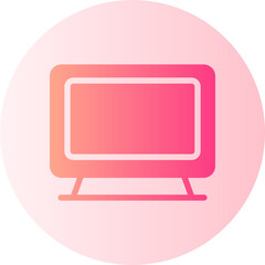 monitor gradient icon