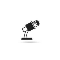 microphone icon vector illustration