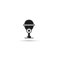 microphone icon vector illustration