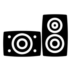 audio glyph icon