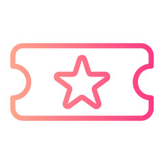 starred gradient icon