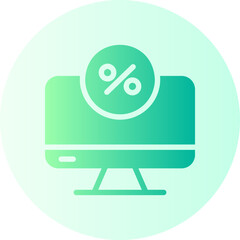 computer gradient icon