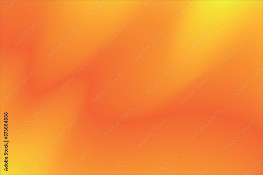 Wall mural orange gradient wave abstract background. modern graphic for landing page and computer desktop backg