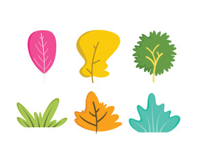 shrub and plant icon vector illustration 