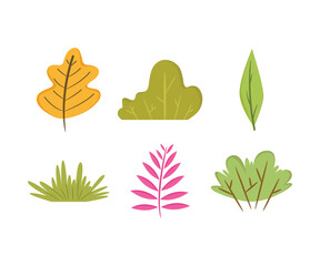 shrub and plant icon vector illustration 