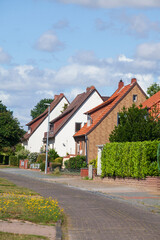 Wohnhäuser, Einfamilienhäuser, Bruchhausen-Vilsen, Niedersachsen, Deutschland