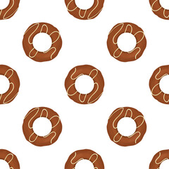 Pattern homemade cookie different taste in pastry biscuit