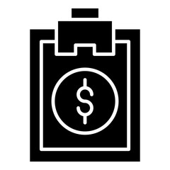 notepad money icon