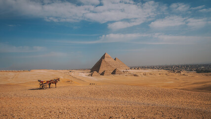 Giza Pyramids Complex Egypt Cairo