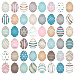 Set Schmale Ostereier Retro