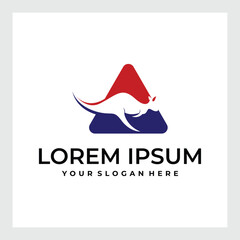 Kangaroo Logo design inspiration Vector
