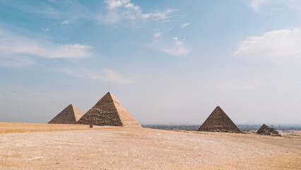 Giza Pyramids Complex Panorama View