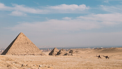 Giza Pyramids Complex Egypt Cairo