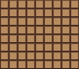 Chocolate bar  flat seamless pattern